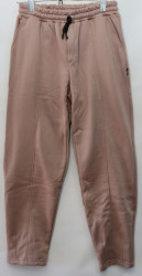 Спортивные штаны женские БАТАЛ на флисе оптом 84769032 2003-9