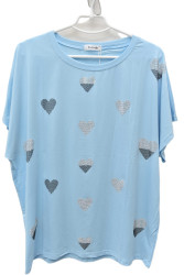 Футболки женские БАТАЛ оптом 24930816 1517-48