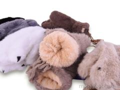 Варежки, Королева оптом CAP M23-17 лапка (норка) mix