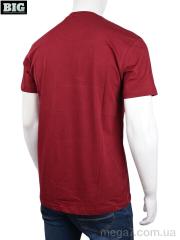 Футболка, BIG оптом 3707-100-2 bordo