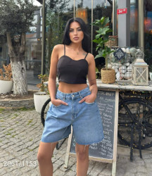 Шорты джинсовые женские WOMAN DENIM оптом 92458613 1153-39