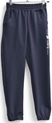 Спортивные штаны подростковые (темно-синий) оптом 64528097 03-88