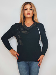 Свитера женские БАТАЛ оптом 46307198 54-38