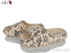 Шлепки, Aba оптом T2023-10 beige