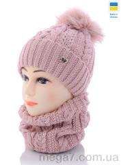 Шапка, Angelica оптом 09-20 l.pink