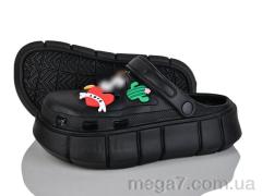Кроксы, CAP оптом 9008 чорний