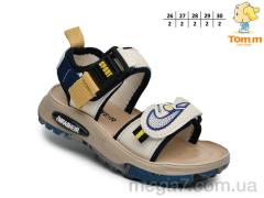 Сандалии, TOM.M оптом B2939 беж-синій