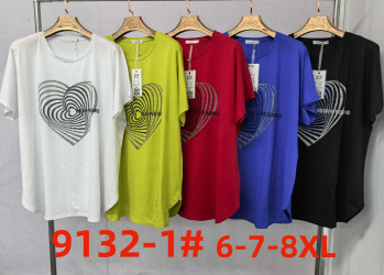 Футболки женские СУПЕРБАТАЛ (салатовые) оптом 39815726 9132-0