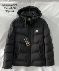 Куртки зимние мужские на меху (черный) оптом 78534026 С22-82
