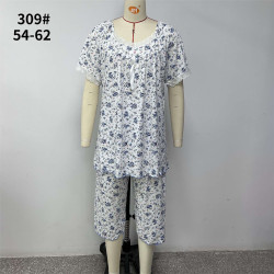 Ночные пижамы женские БАТАЛ оптом 35689712 309-1