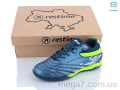Футбольная обувь, Restime оптом Restime DWB23007-1 navy-lime