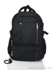 Рюкзак, Superbag оптом 1216 black