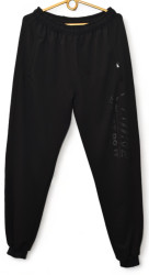Спортивные штаны мужские (черный) оптом 13604978 02-20