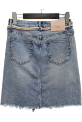 Юбки джинсовые женские ПОЛУБАТАЛ оптом 31854296 2037-118