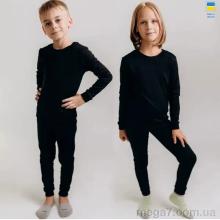 Термобелье, Sport style оптом Підліткова термобілизна без наката чорний