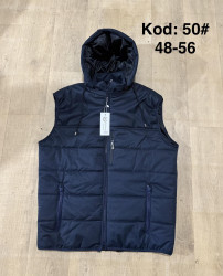 Жилетки мужские (синие) оптом 56083142 50-7