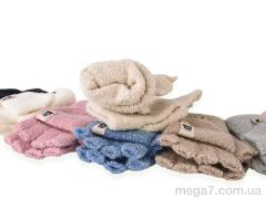 Варежки, CAP оптом 5251 (хутро) mix