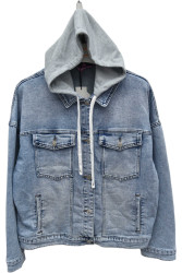 Куртки джинсовые женские DKNSEL БАТАЛ оптом 28716450 525-109