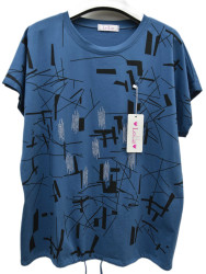 Футболки женские БАТАЛ оптом 17364280 715-246