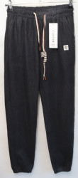 Спортивные штаны женские CLOVER на меху (gray) оптом 12395706 B661-41