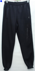 Спортивные штаны мужские на флисе (dark blue) оптом 26041385 011-28