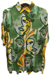 Рубашки женские БАТАЛ оптом 47019685 36950-49