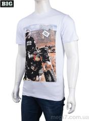 Футболка, BIG оптом 3707-091-3 white