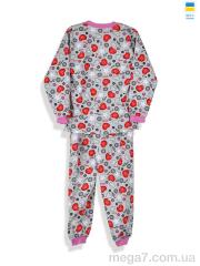 Пижама, Kir15 оптом 195363 сірий