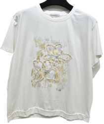 Футболки жіночі БАТАЛ оптом Kiss Me 