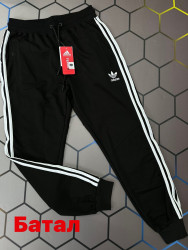 Спортивные штаны мужские БАТАЛ (черный) оптом 29034675 03-24