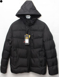 Куртки зимние мужские на меху (черный) оптом 41978052 С22-8
