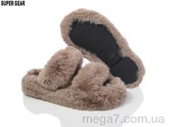 Тапки, Super Gear оптом A01 brown