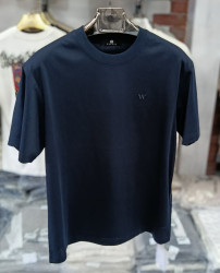 Футболки мужские (тёмно - синие) оптом 49160753 2201-135