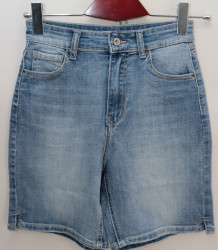Шорты джинсовые женские ПОЛУБАТАЛ оптом 09164875 B3051-2-93