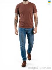 Футболка, Sport style оптом 01PU батал коричневий