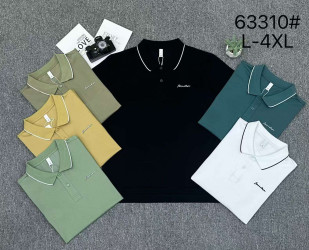 Поло мужские (зелёные) оптом 08436195 63310-20