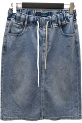 Юбки джинсовые женские БАТАЛ оптом 18596702 6466-31