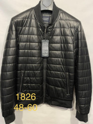 Куртки кожзам мужские MAX-HT (черный) оптом 32548690 1826-8