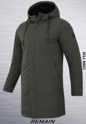 Куртки зимние мужские REMAIN (хаки) оптом 52103648 7728-2