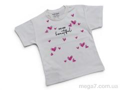 Футболка, Kids-modnik оптом 2614 бежевий