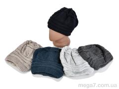 Шапка, STARK оптом Шапка жіноча подвійна mix