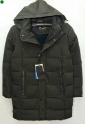 Куртки зимние мужские на флисе (khaki) оптом 72385106 A-9-17