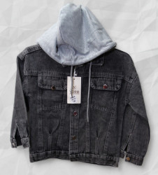 Куртки джинсовые подростковые YGBB (серый) оптом 23689015 ZH0318-227