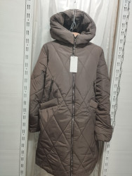 Куртки зимние женские БАТАЛ на меху оптом 24615978 01-4