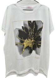 Футболки женские БАТАЛ оптом 45102639 2552-233