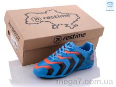 Футбольная обувь, Restime оптом DD021211-1 royal-black-orange