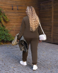 Спортивні костюми жіночі ( 3-ка) ПОЛУБАТАЛ оптом