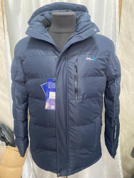 Куртки зимние мужские RLX БАТАЛ (синий) оптом 85264109 9908-2-14