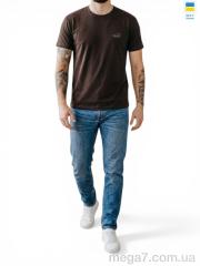 Футболка, Sport style оптом 01PU норма коричневий