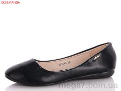 Балетки, QQ shoes оптом XF27-1 black